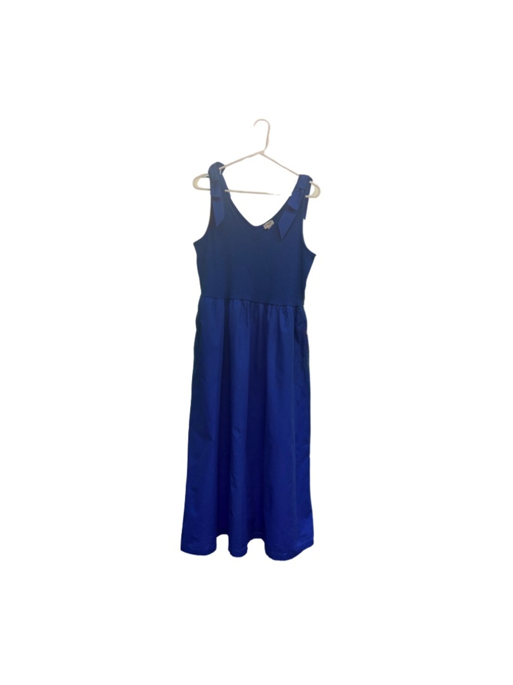 J. Crew Ribbed Knit Top in Cobalt Blue